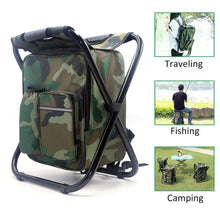 Load image into Gallery viewer, 2-in-1 backpack and lounge chair | Folding chair with backpack for outdoor, camping, hiking, fishing