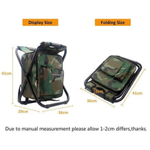 Load image into Gallery viewer, 2-in-1 backpack and lounge chair