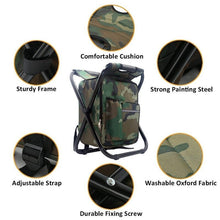 Load image into Gallery viewer, 2-in-1 backpack and lounge chair