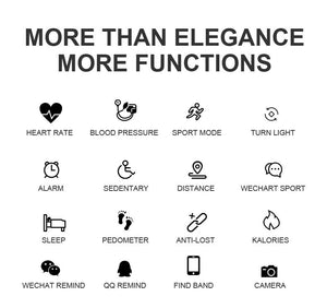 Women's Smart Wristband Fitness Tracker