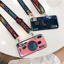 Load image into Gallery viewer, Retro Camera Bluray Silicone Case Cover for iPhone iphone x, iphone xr, iphone 6, iphone 7, iphone 8